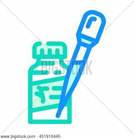 Fertilizers Liquid Color Icon Vector. Fertilizers Liquid Sign. Isolated Symbol Illustration