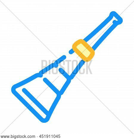 Fipple Flute Color Icon Vector. Fipple Flute Sign. Isolated Symbol Illustration