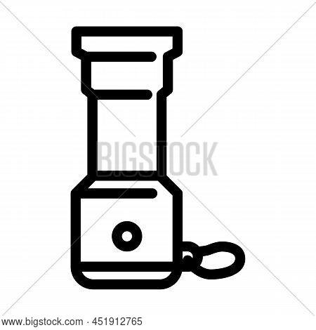 Vuvuzela Fan Accessory Line Icon Vector. Vuvuzela Fan Accessory Sign. Isolated Contour Symbol Black 