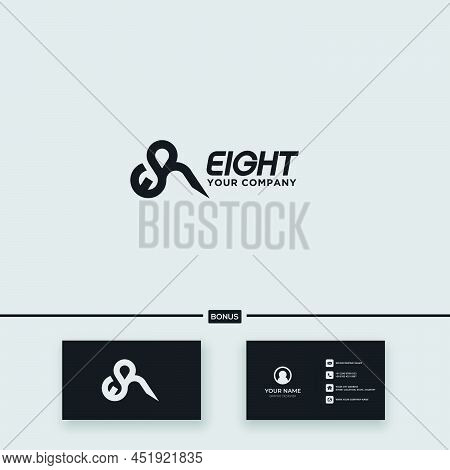 Letter E R Logo Simple Monogram Logo E R Letter