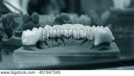 The Lower Jaw Man, Created On A 3d Printer From A Photopolymer