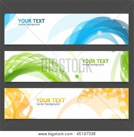 Vector banners