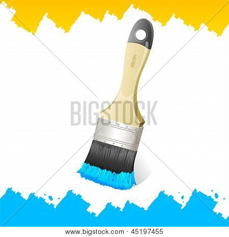 Vector sininen sivellin