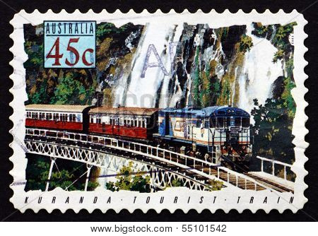 Postage Stamp Australia 1993 Kuranda Tourist Train, Train