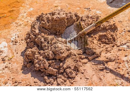 Shovel and dirt