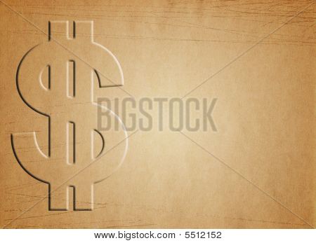 Hintergrund mit dollar