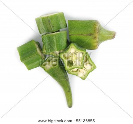 Chopped Abelmoschus