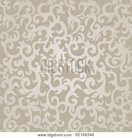 Seamless pattern background.Damask wallpaper.