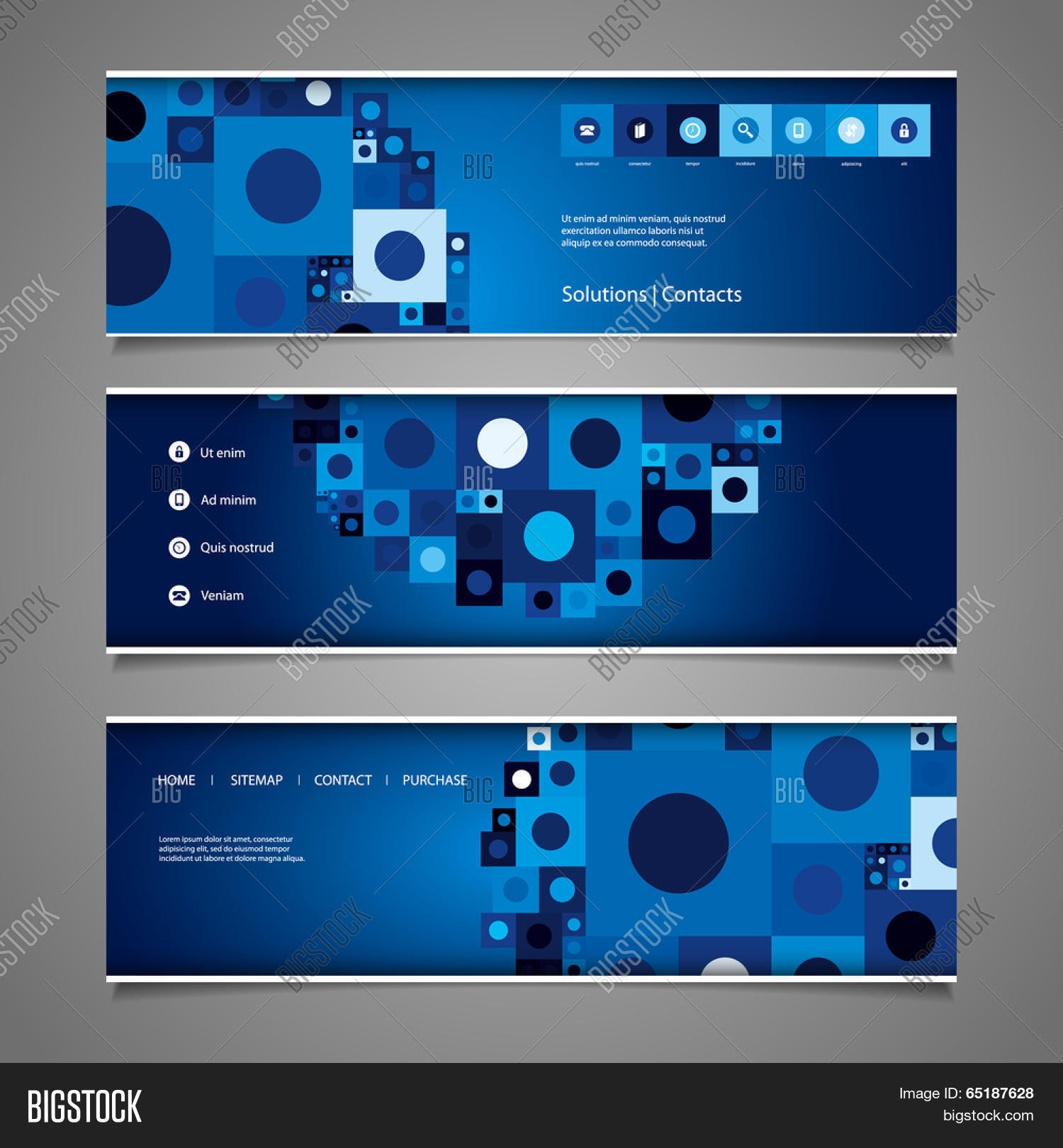 Web Design Elements Vector & Photo (Free Trial) | Bigstock