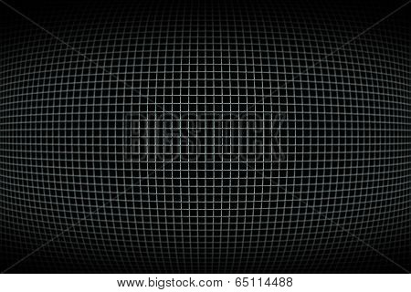 Digitally generated dark black and grey gird pattern