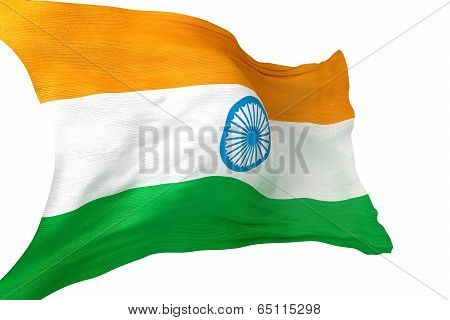 India National Flag Isolated
