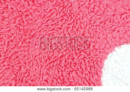 Surface Of Pink Fabric Patterned.