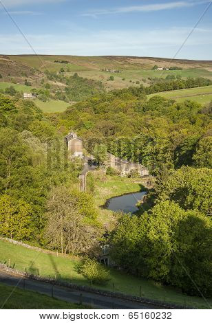 Yorkshire wooded valley