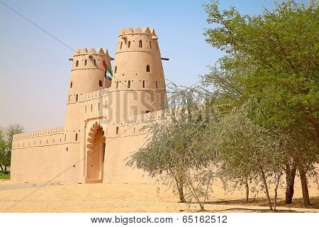 Famous Jahili fort in Al Ain oasis, United Arab Emirates