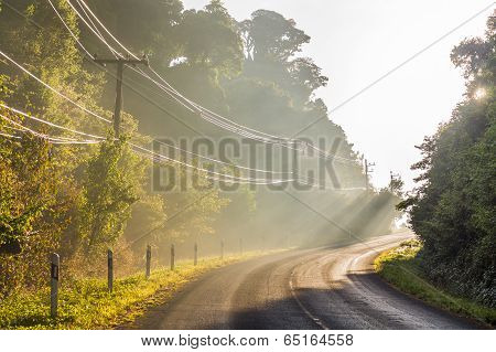Sunrise on urban