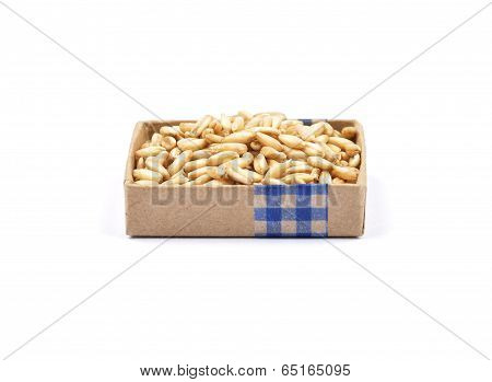 Oats On White