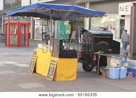 A jacket potato seller