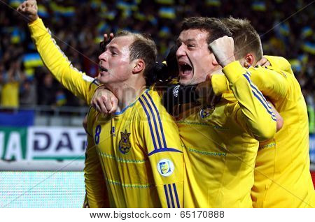 Fifa World Cup 2014 Qualifier Game Ukraine Vs France
