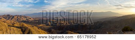 Panoramic View Of Desert Landscape
