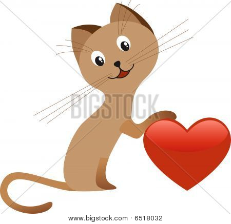 Den svatého Valentýna kotě