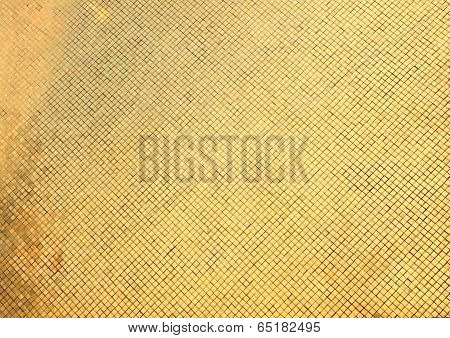 Detail Of Golden Wall