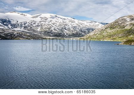Mountain Scenery In Jotunheimen National Park In Norway