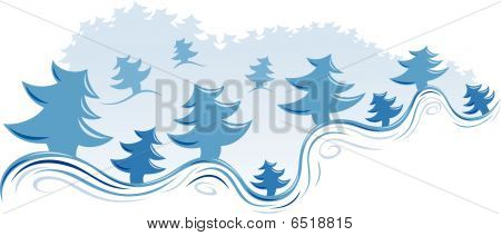 Sapins bleus