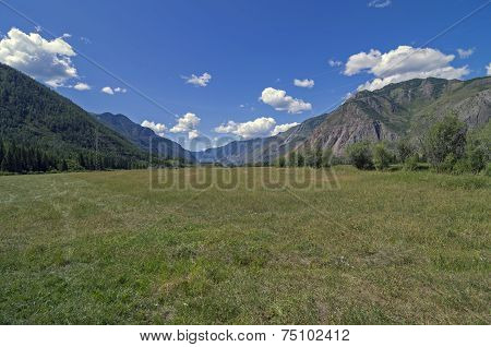 Mountain Meadow After Haymaking.