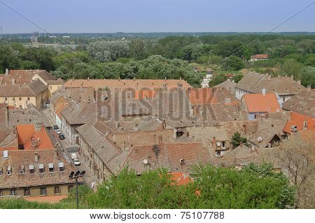 The Roofs Of The Old Town Petrovaradin