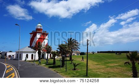 Green Point Light House In Cape Town
