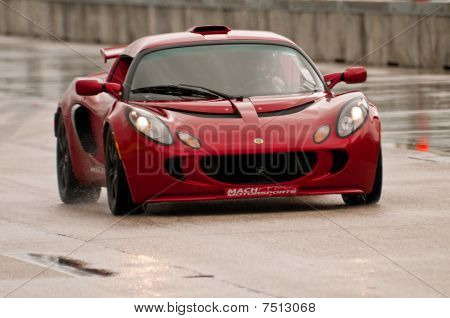 Red sports car