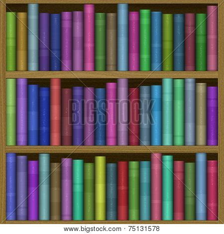 Bookshelf Generated Hires Texture