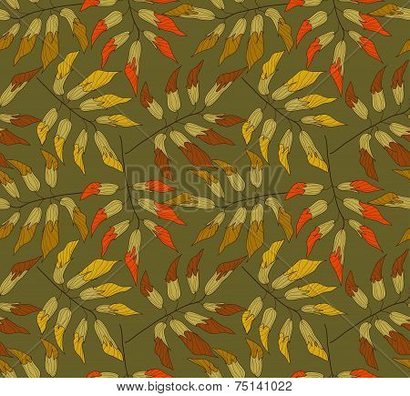Seamless autumn pattern