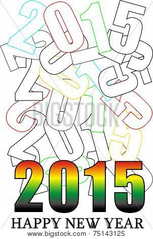 Happy New Year Color