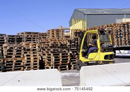 Handling And Storage Of Pallets