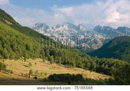 mountain range in Kelmend municipality, Albania