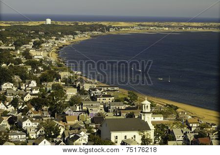 Provence town city view