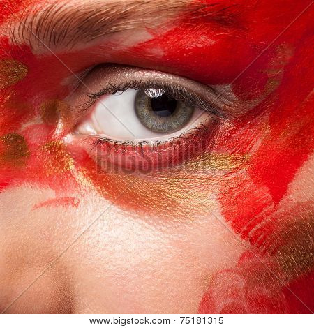 Close Up Shot Of An Eye