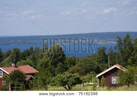 view over lake