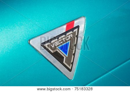 Close-up Vector Avtech Wx-3 Logo At The Supercar Sunday Electric Vehicles
