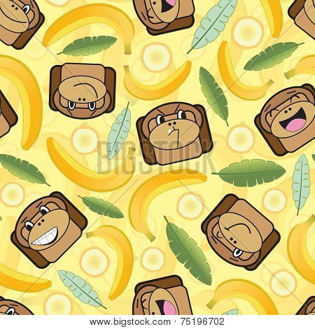 cartoon monkeys and bananas