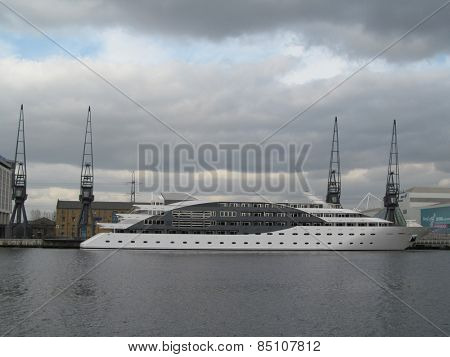 LONDON- 7 MARCH: Plans are being drawn up by city hall, to build a floating town on the royal victoria docks at silvertown, LONDON, 7 MARCH, 2015.