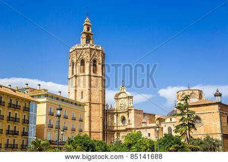Bell Tower  In Valencia, Spain