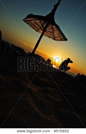 Bir gündoğumu fotoğraf çekimi