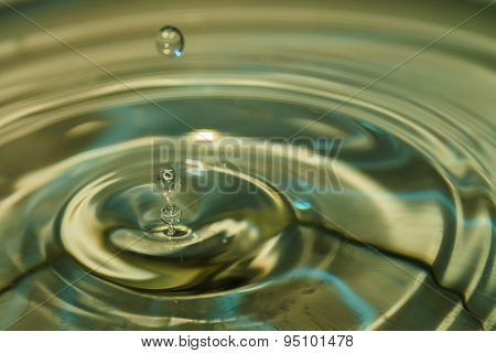 Yellow water drop
