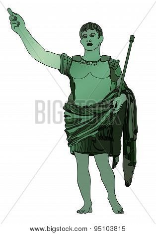 Statue Of Emperor Gaius Julius Caesar
