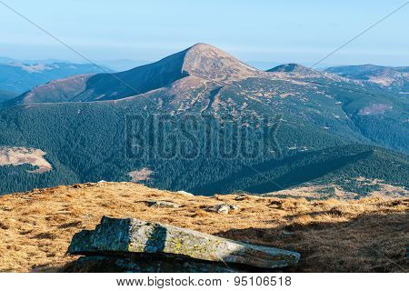 Beautiful Valley In Carpathian Mountains