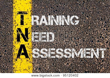 Business Acronym Tna As Training Need Assessment