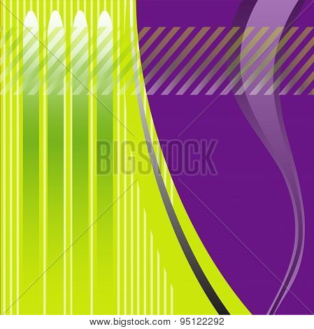 Green wavy background