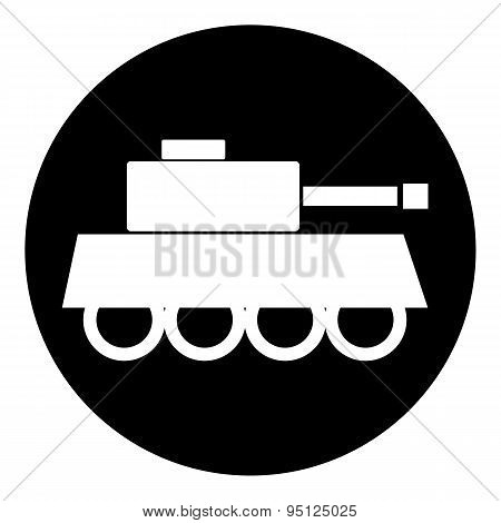 Panzer Symbol Button.